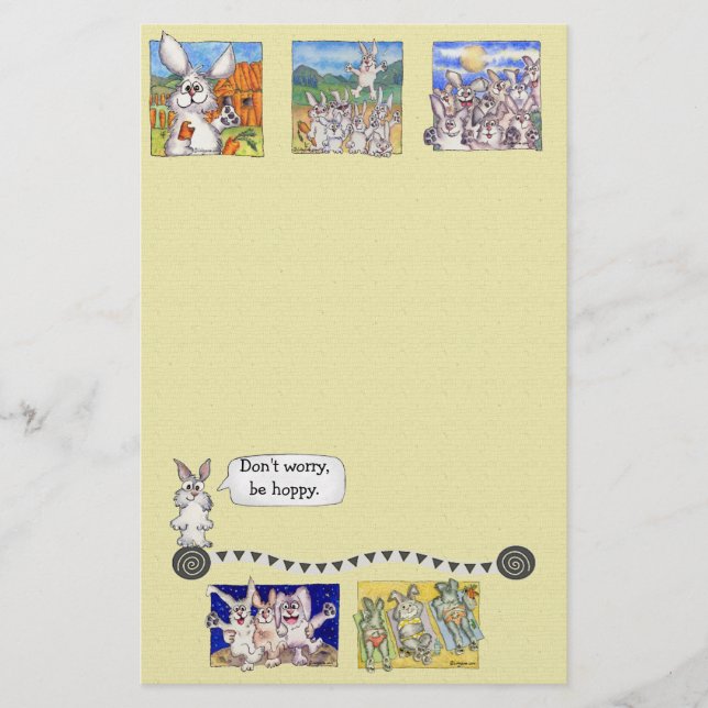 Papeterie Ne t'inquiète pas, sois Hoppy Stationnaire (Devant)