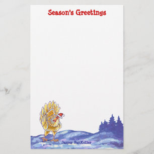 Papeterie Noël au poulet