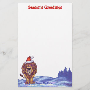 Papeterie Noël du lion