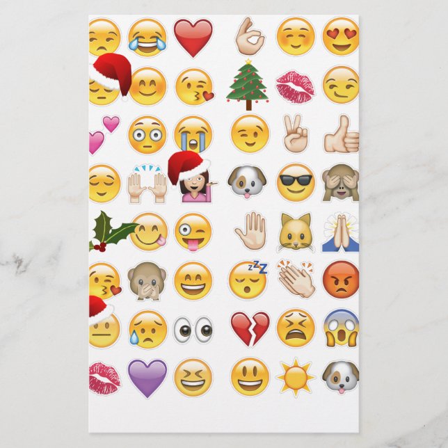 Papeterie noël emojis (Devant)