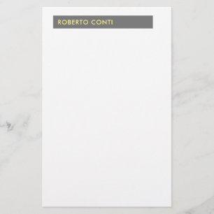 Papeterie Nom minimaliste simple moderne