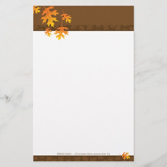 Papeterie NOTEPAPER SAISONNIER :: feuilles mache 2 (Devant)