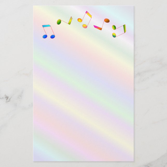 Papeterie Notes de musique (Devant)