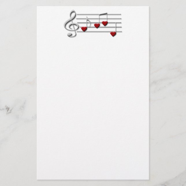 Papeterie notes de musique (Devant)