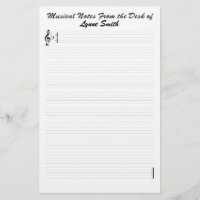 Notes musicales personnalisées