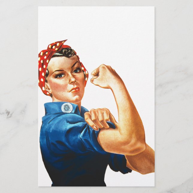 Papeterie Nous pouvons le faire Rosie le pouvoir des femmes  (Devant)