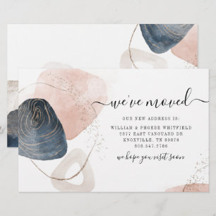 Papeterie Nous sommes passés à un nouveau Faire-part de dépl