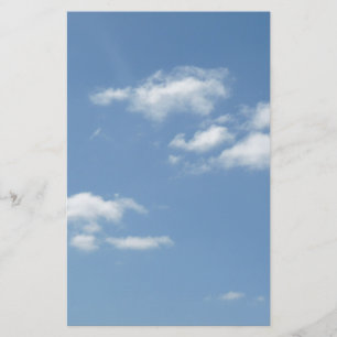 Papeterie Nuages ageux Ciel bleu poudreux
