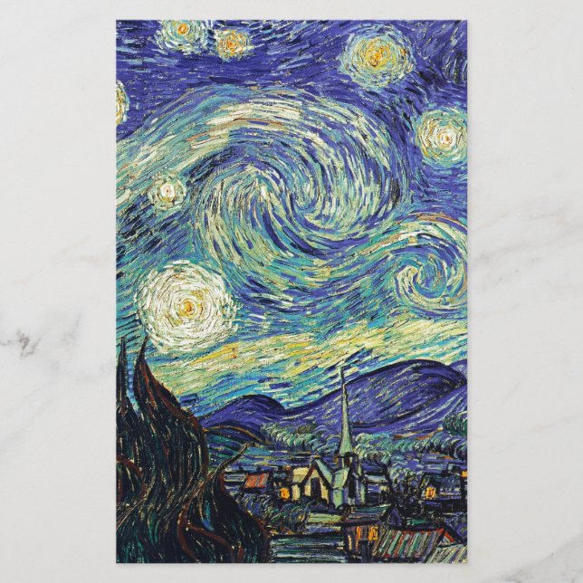 Papeterie Nuit étoilée par van Gogh (Devant)