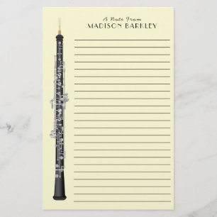 Papeterie Oboe Musicien professeur de musique