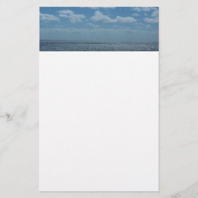 Papeterie Océan bleu de la mer des Caraïbes (Devant)