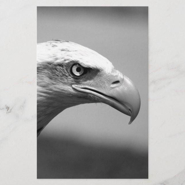 Papeterie Oeil d'aigle noir et blanc (Devant)