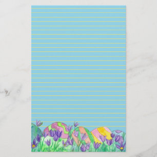 Papeterie Oeufs de Pâques Bleu