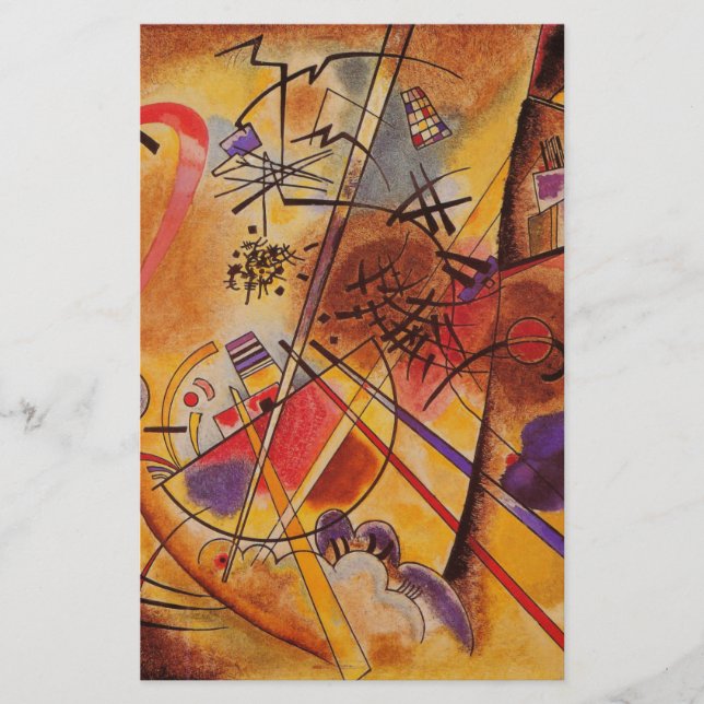 Papeterie Oeuvre Abstraite de Kandinsky (Devant)