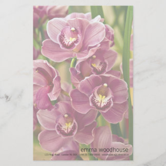 Papeterie Orchidée de Cymbidium