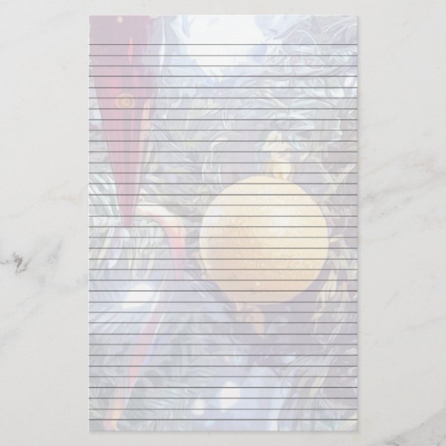 Papeterie Ornements de vacances en hiver (Devant)