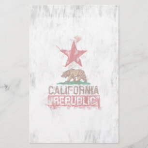Papeterie Ours drapeau de la République de Californie à la d