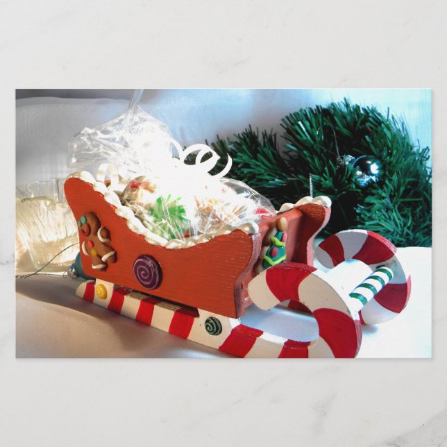 Papeterie Pain d'épice Sleigh I (Devant)
