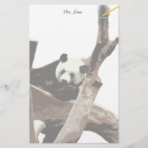 Papeterie Panda géant dans un zoo d'animaux sauvages photogr