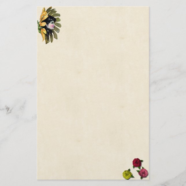 Papeterie Papier à fleurs (Devant)