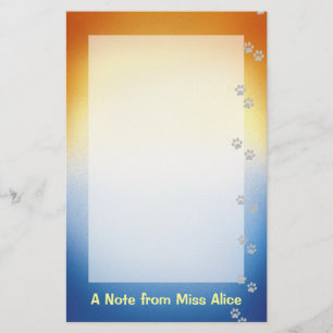 Papeterie Papier à lettres Amoureux des chiens