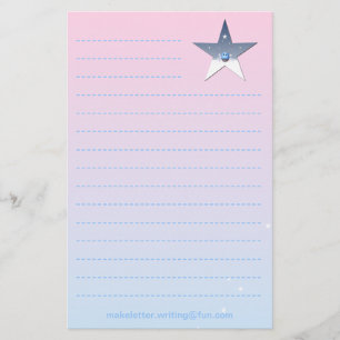 Papeterie Papier à lettres assez rose pour des enfants