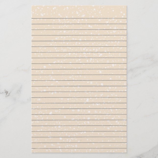 Papeterie Papier à lettres avec étoile (Devant)