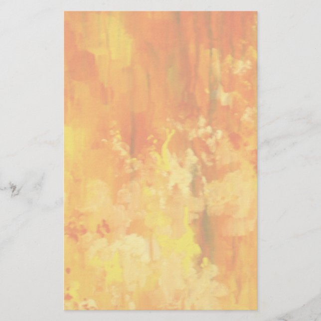 Papeterie Papier à lettres blanches orange (Devant)