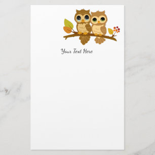 Papeterie Papier à lettres Cute Owl