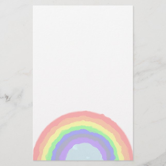 Papeterie Papier à lettres d'arc-en-ciel (Devant)