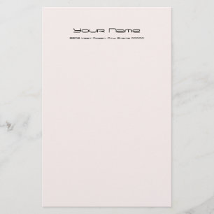 Papeterie Papier à lettres de base/couleur perle