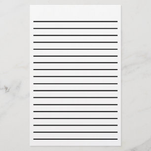Papeterie Papier à lettres de ligne en gras