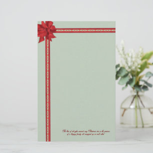 Papeterie Papier à lettres de Noël enveloppé