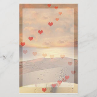 Papeterie Papier à lettres de promenade de la plage de