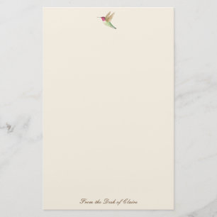 Papeterie Papier à lettres Ecru Hummingbird
