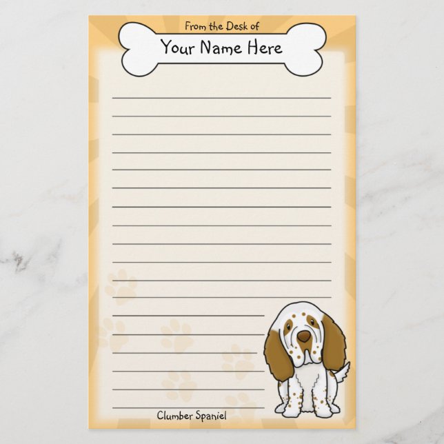 Papeterie Papier à lettres en espagnol pour le nombre de clé (Devant)