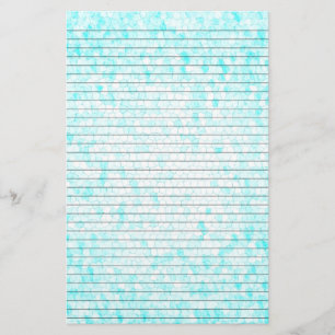 Papeterie Papier à lettres en mosaïque blanche avec lignes f