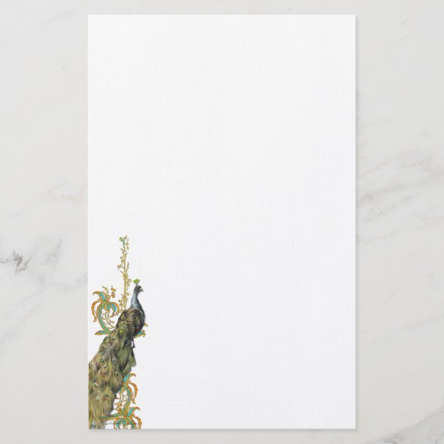 Papeterie Papier à lettres et papier à lettres Peacock et Fi (Devant)