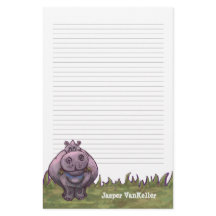 Papier à lettres Hippopotamus