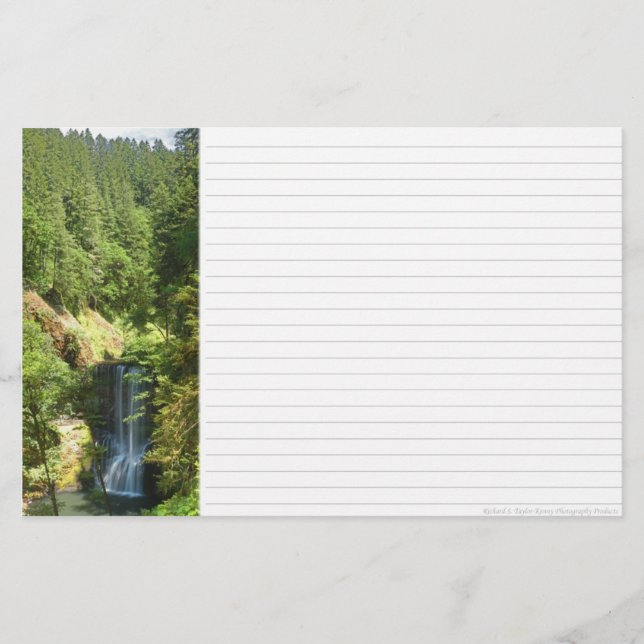 Papeterie Papier à lettres Lower South Falls (Devant)
