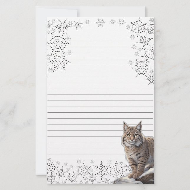 Papeterie Papier à lettres Lynx (Devant)