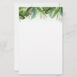 Papeterie Papier à lettres - Palmes tropicales