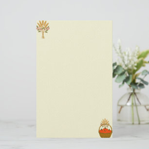 Papeterie Papier à Lettres Panier de Citrouilles