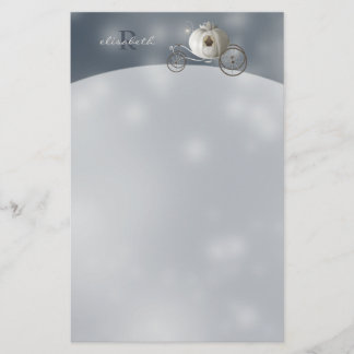 Papeterie Papier à lettres personnalisé Citrouille Cendrillo