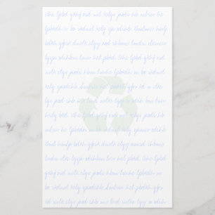 Papeterie Papier à lettres Recyclé réutilisé