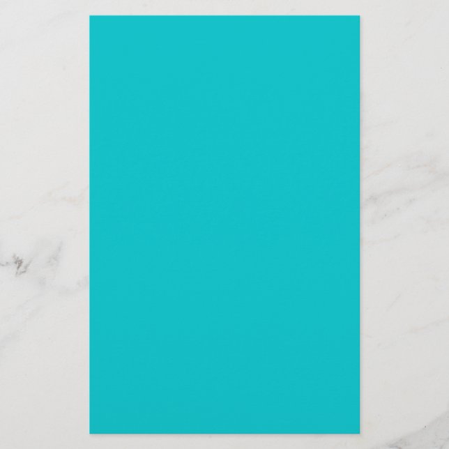 Papeterie Papier à lettres turquoise foncé (Devant)