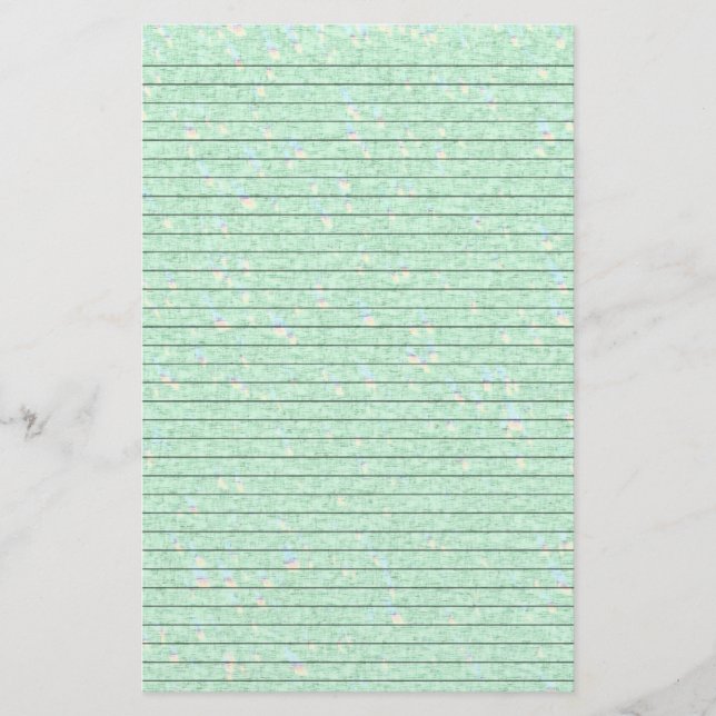 Papeterie Papier à lettres vert à menthe avec lignes faculta (Devant)