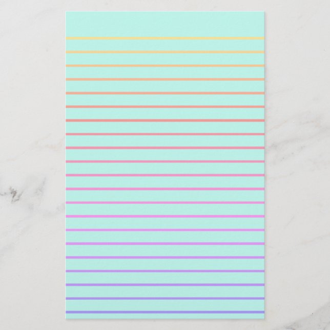 Papeterie Papier à papier décoratif vert modifiable (Devant)