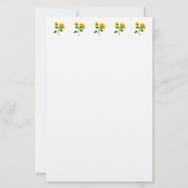 Papeterie Papier à papier-tournesol (Devant)