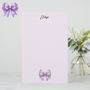 Papeterie Papier à ruban Polka Dot Violet